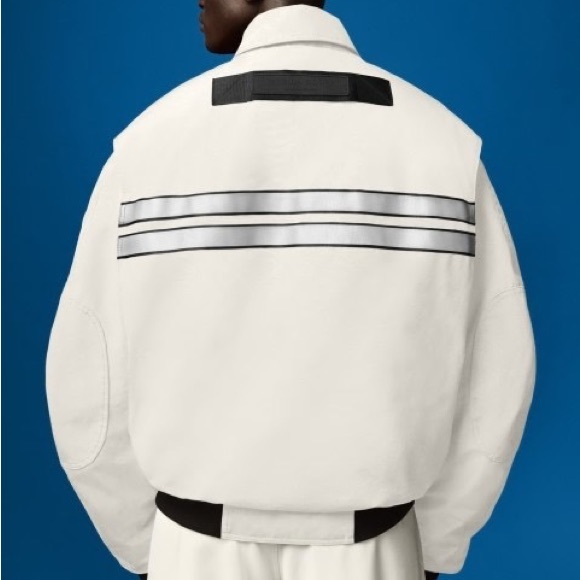 NWT Canada Goose x Angel Chen Arxan Bomber Jacket in White Mens Size Large - Picture 4 of 16